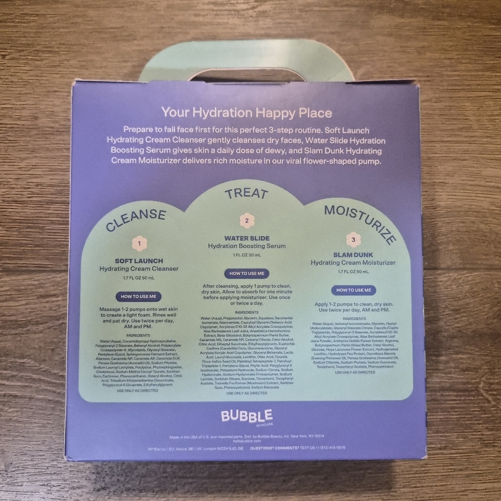 [NIB] Bubble Skincare Hydro Heroes 3-Step Hydration Routine Kit - Picture 6 of 7